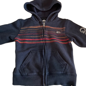 Zip up kids size 4 quiksilver hoodie